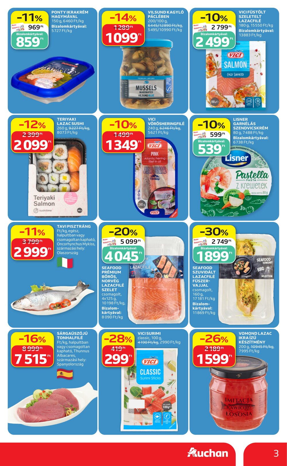 Auchan akciós újság 2026.09.03-tól - 3. oldal.