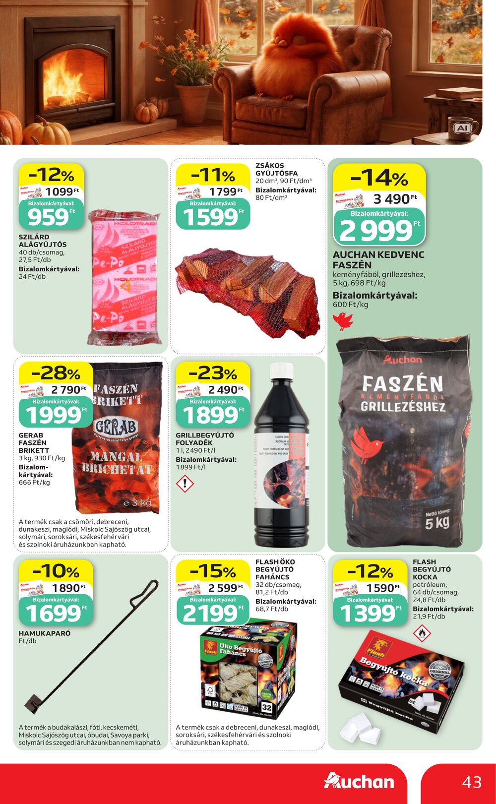 Auchan akciós újság 2026.09.03-tól - 43. oldal.