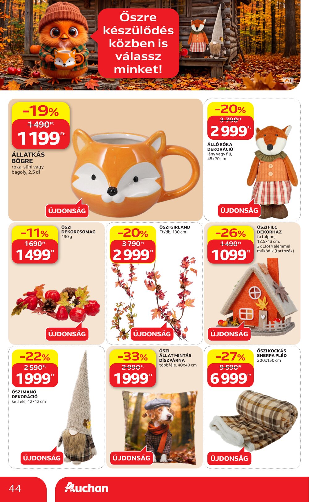 Auchan akciós újság 2026.09.03-tól - 44. oldal.