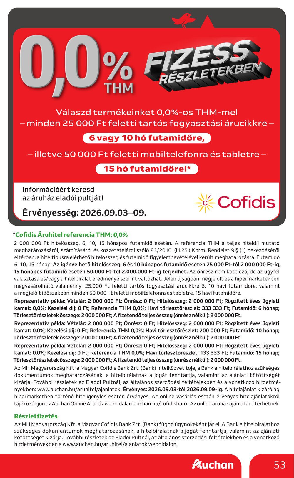 Auchan akciós újság 2026.09.03-tól - 53. oldal.