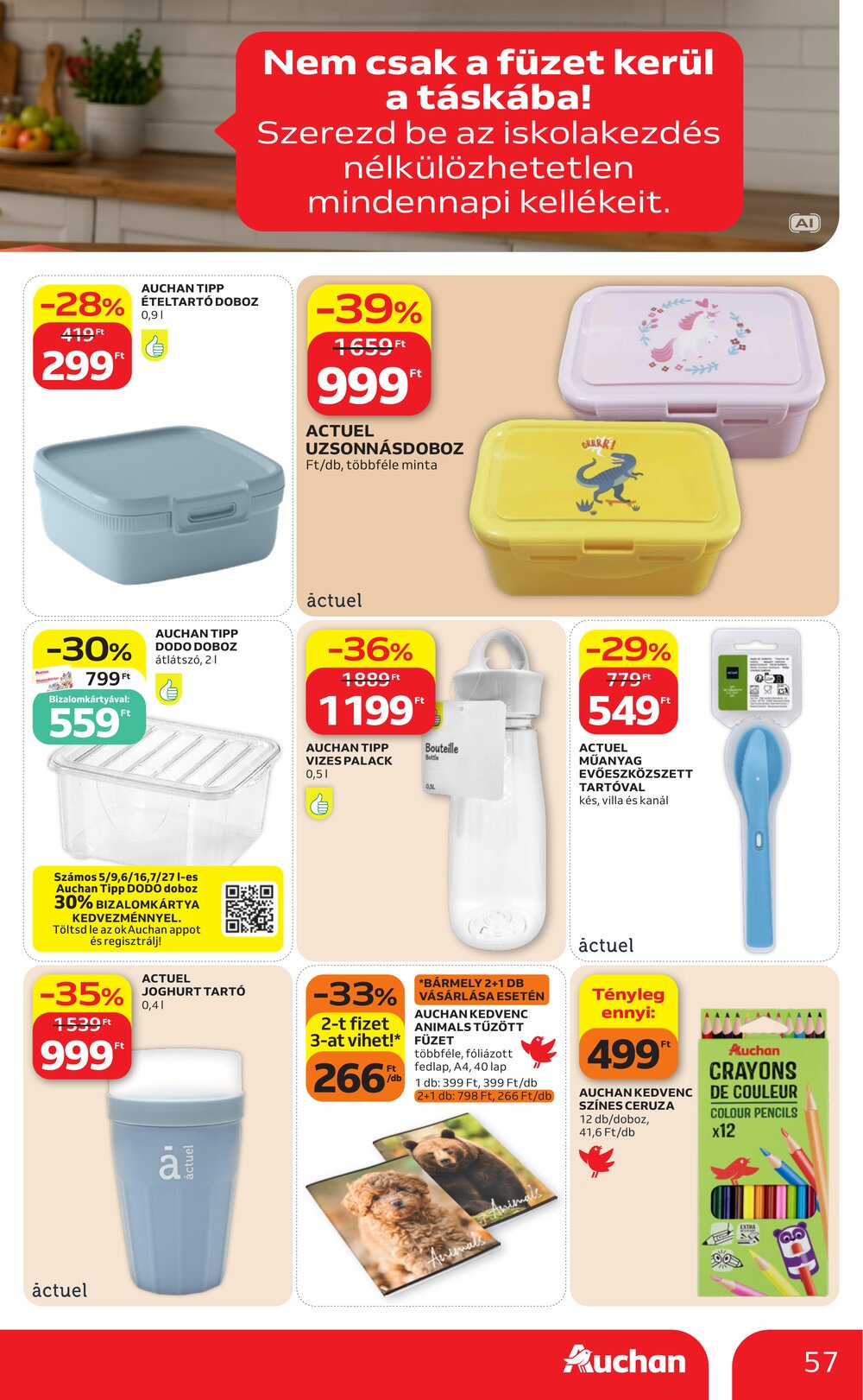 Auchan akciós újság 2026.09.03-tól - 57. oldal.