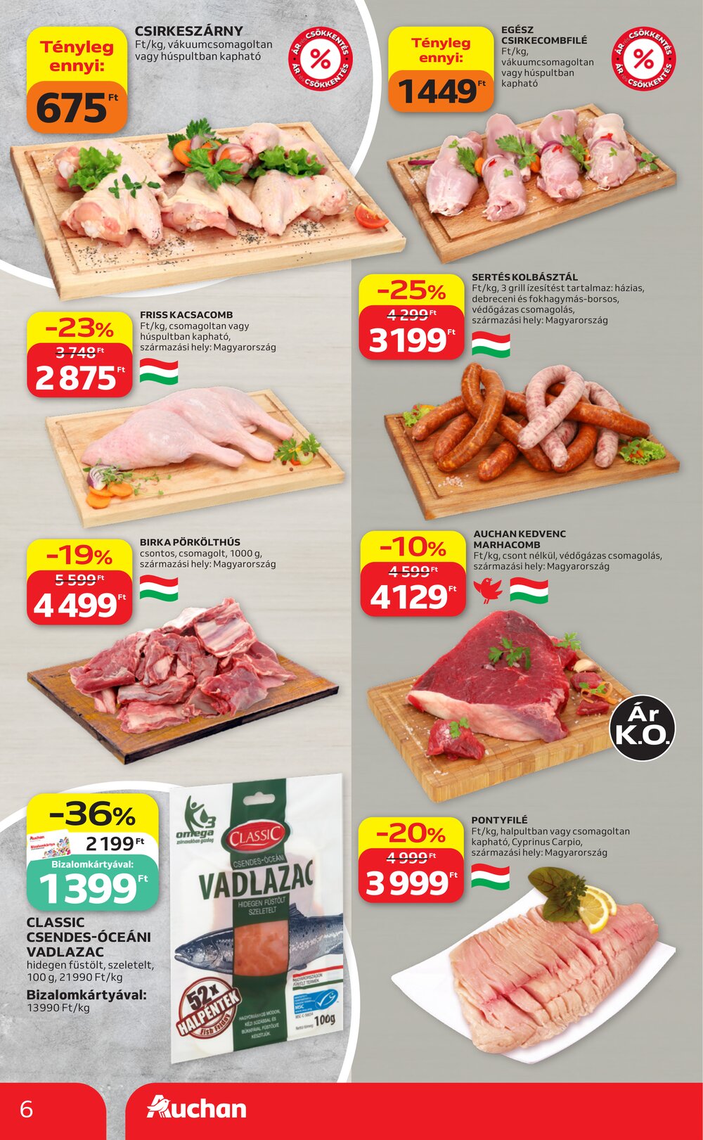 Auchan akciós újság 2026.09.03-tól - 6. oldal.