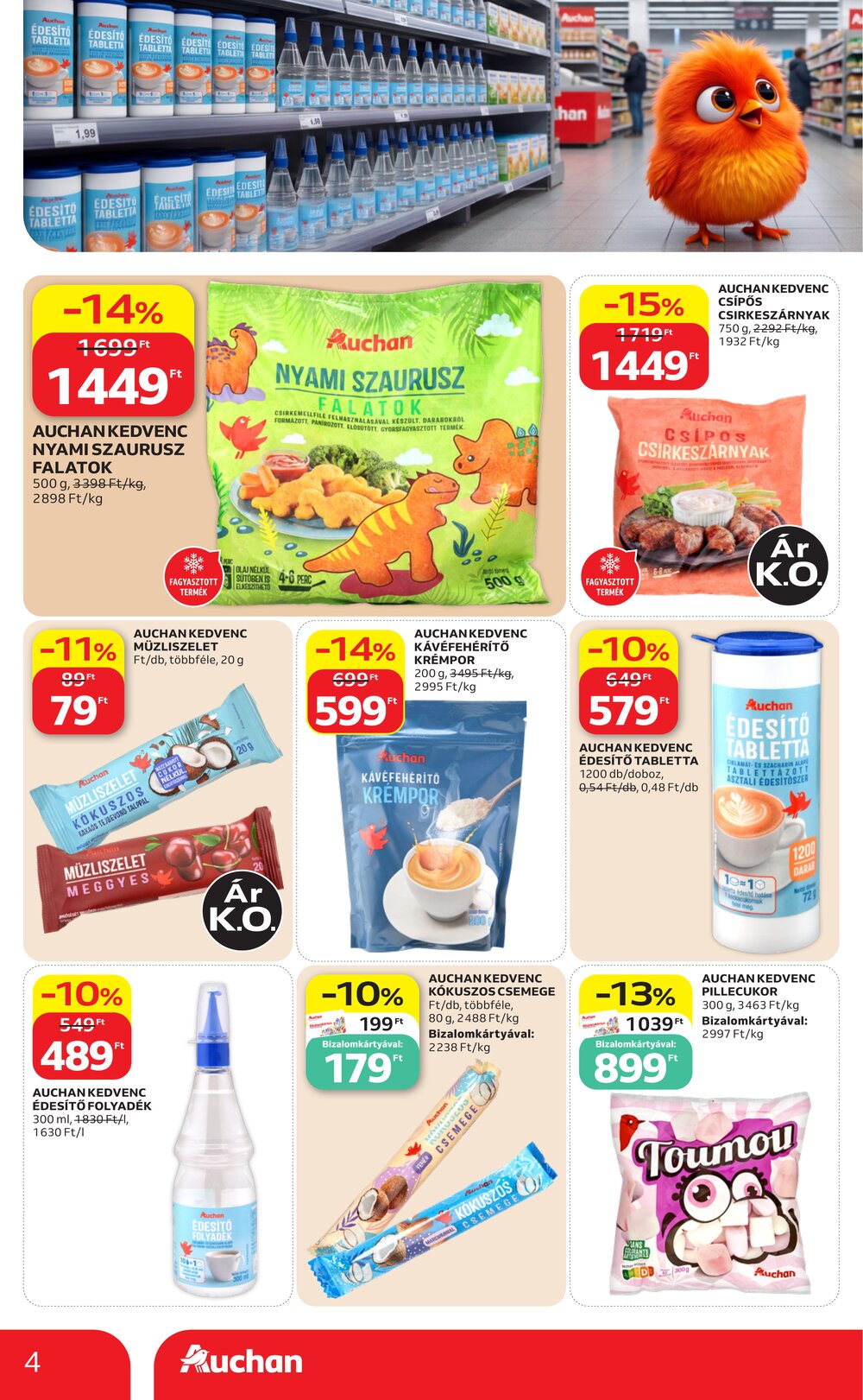 Auchan akciós újság 2026.09.03-tól - 4. oldal.