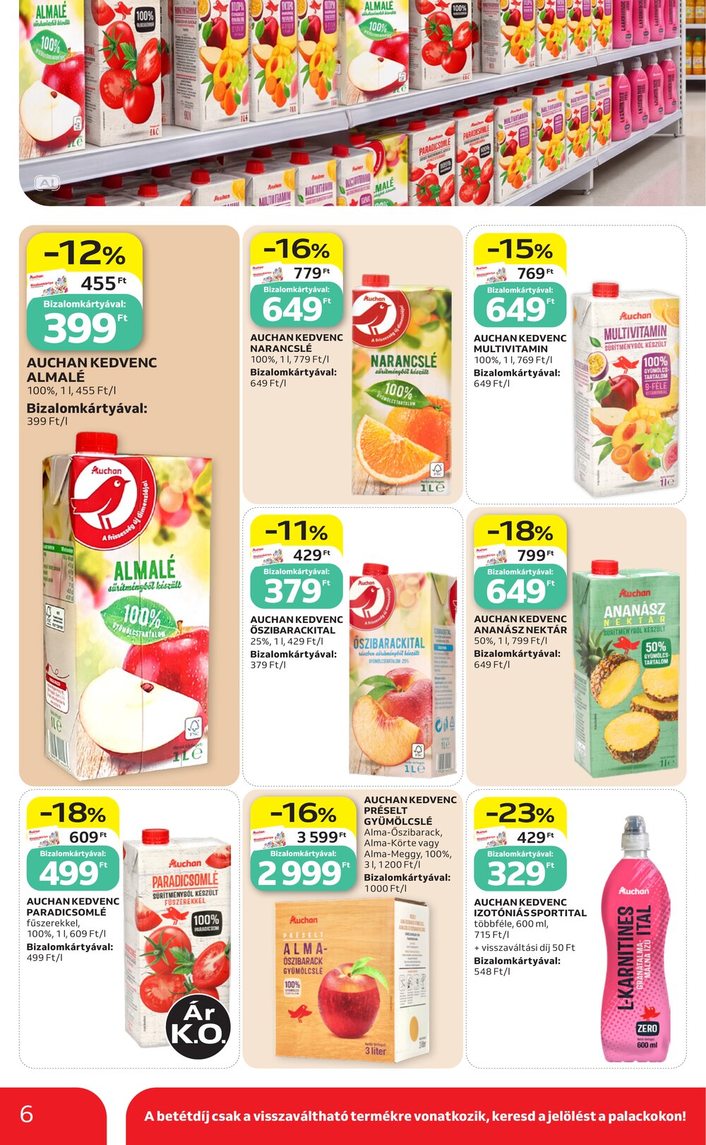 Auchan akciós újság 2026.09.03-tól - 6. oldal.