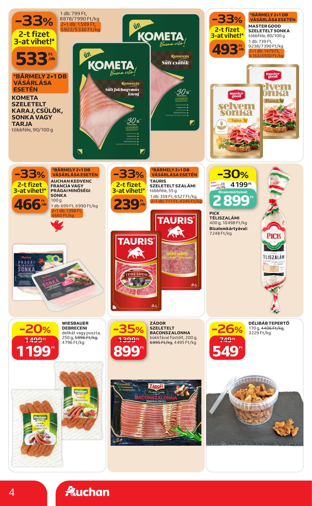 Auchan akciós újság 2026.09.03-tól - 4. oldal.