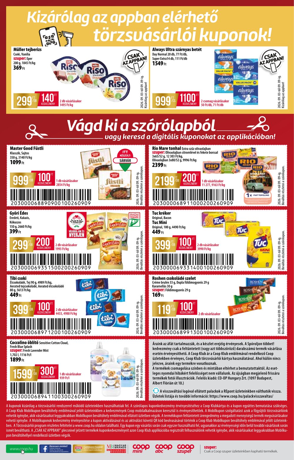Coop akciós újság 2026.09.03-tól - 12. oldal.