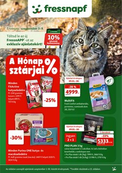 Fressnapf akciós újság 2026.09.03-tól