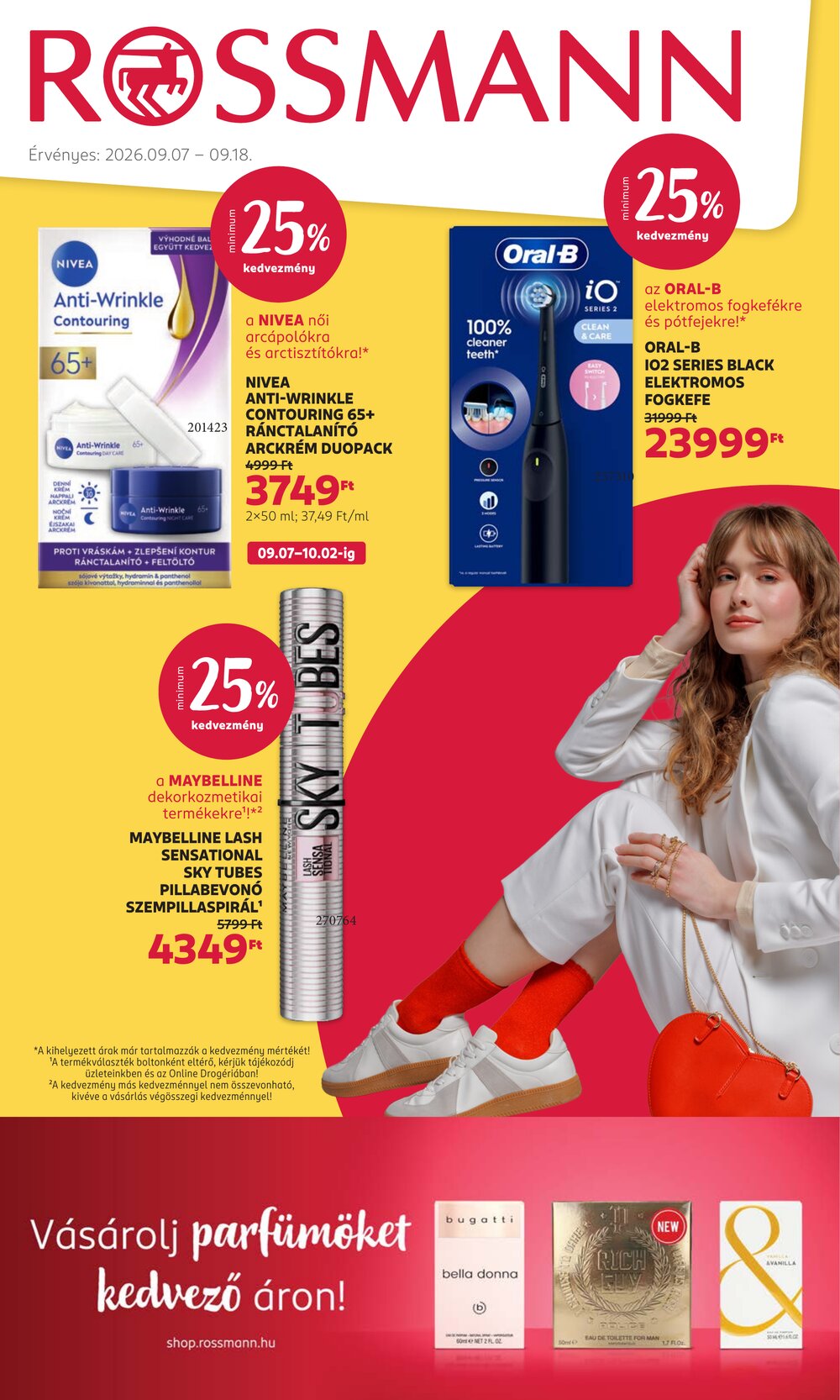 Rossmann akciós újság 2026.09.07-től - 1. oldal.