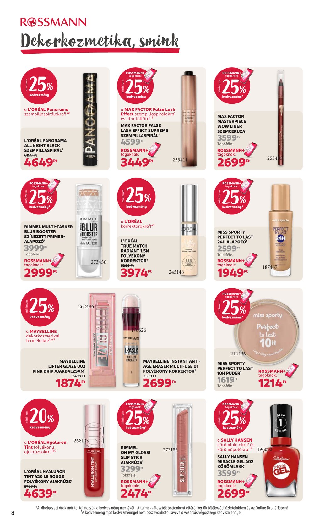 Rossmann akciós újság 2026.09.07-től - 10. oldal.