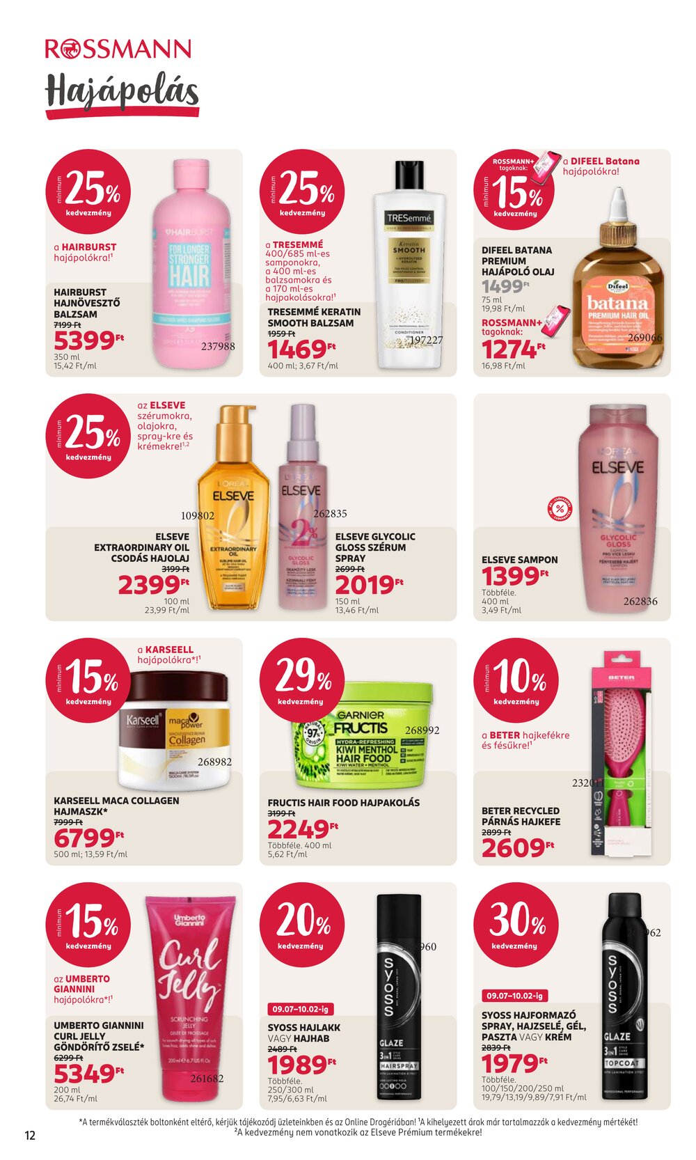 Rossmann akciós újság 2026.09.07-től - 14. oldal.