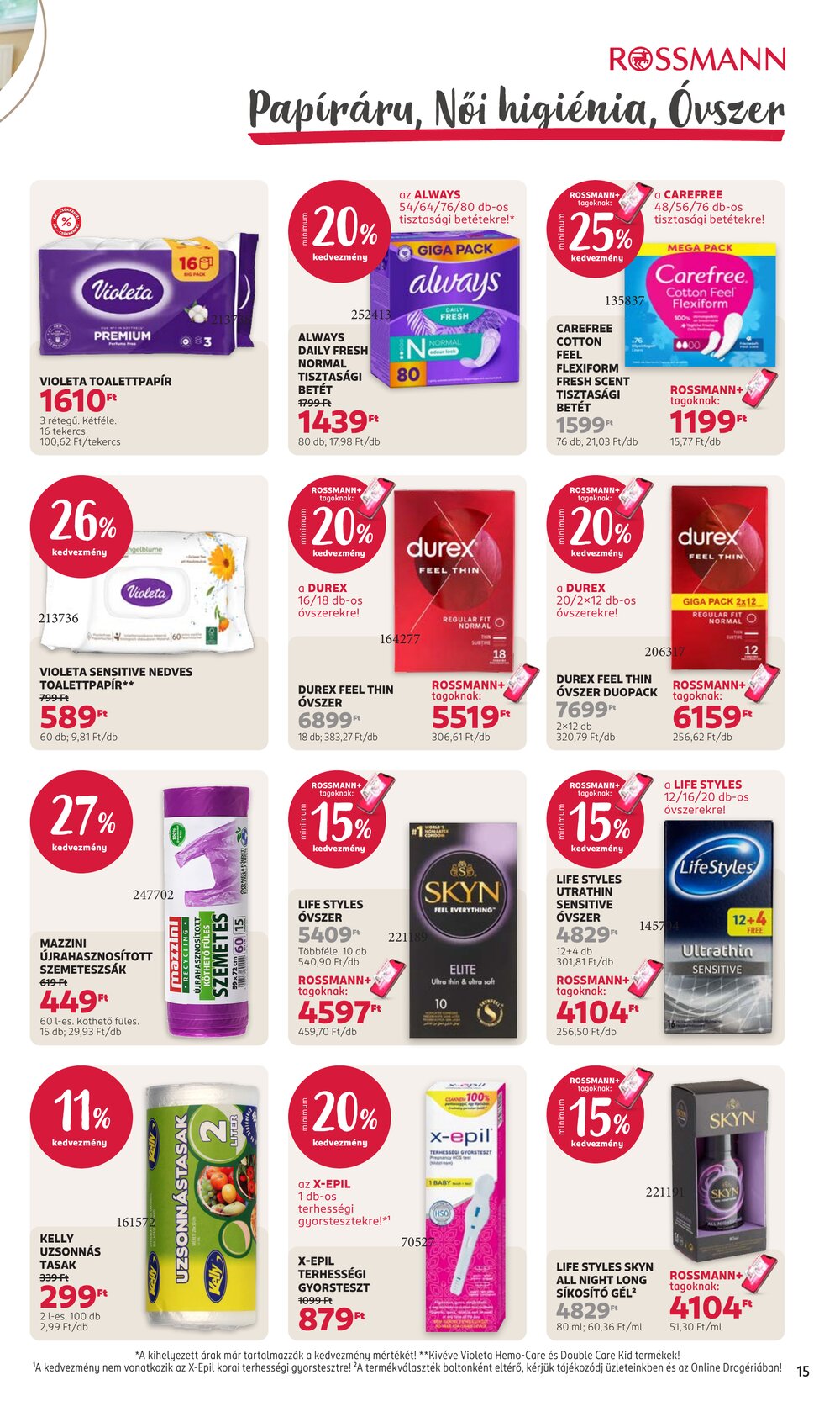 Rossmann akciós újság 2026.09.07-től - 17. oldal.