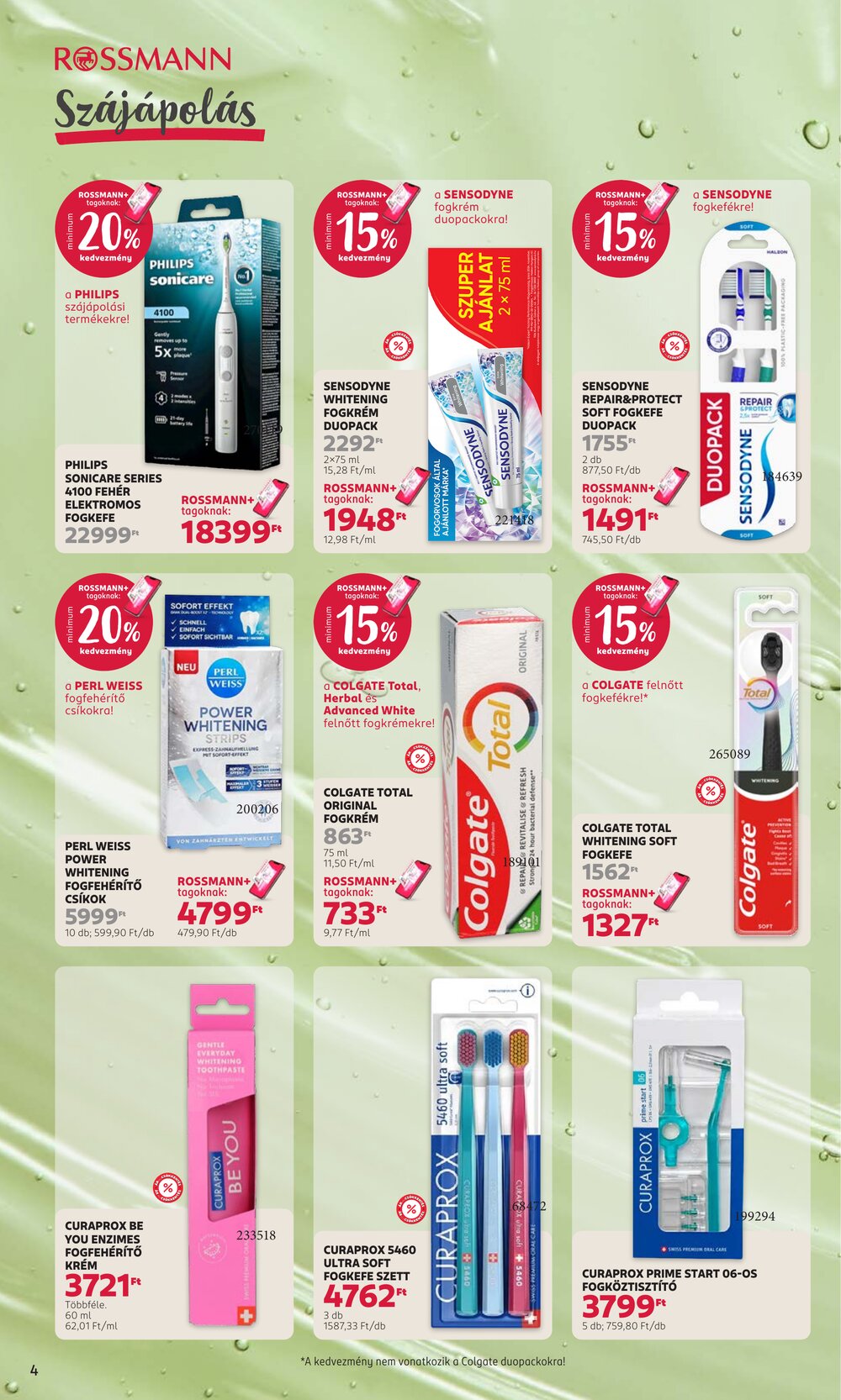 Rossmann akciós újság 2026.09.07-től - 4. oldal.