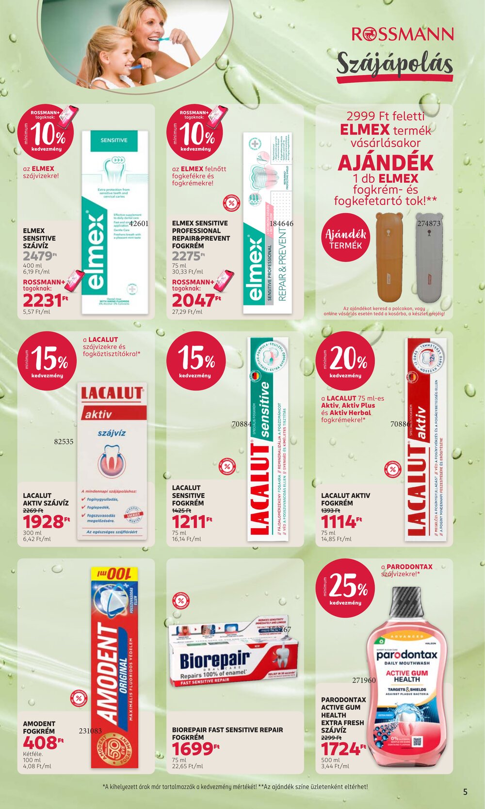 Rossmann akciós újság 2026.09.07-től - 5. oldal.
