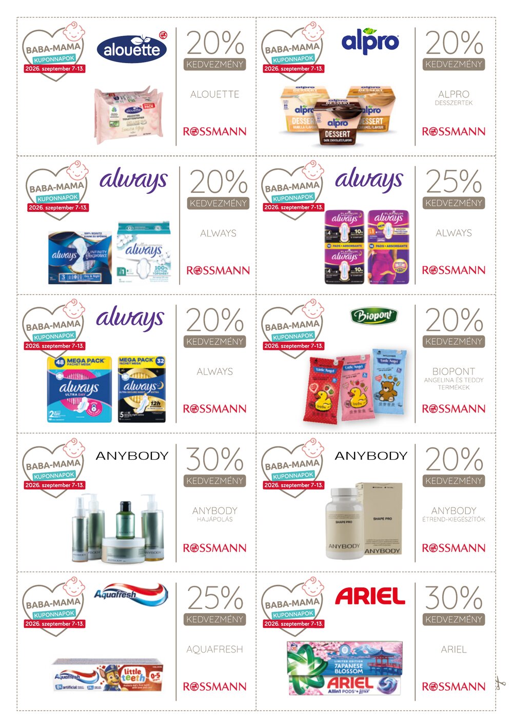 Rossmann akciós újság 2026.09.07-től - 7. oldal.