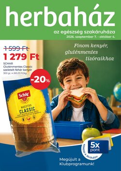 Herbaház akciós újság 2026.09.07-től