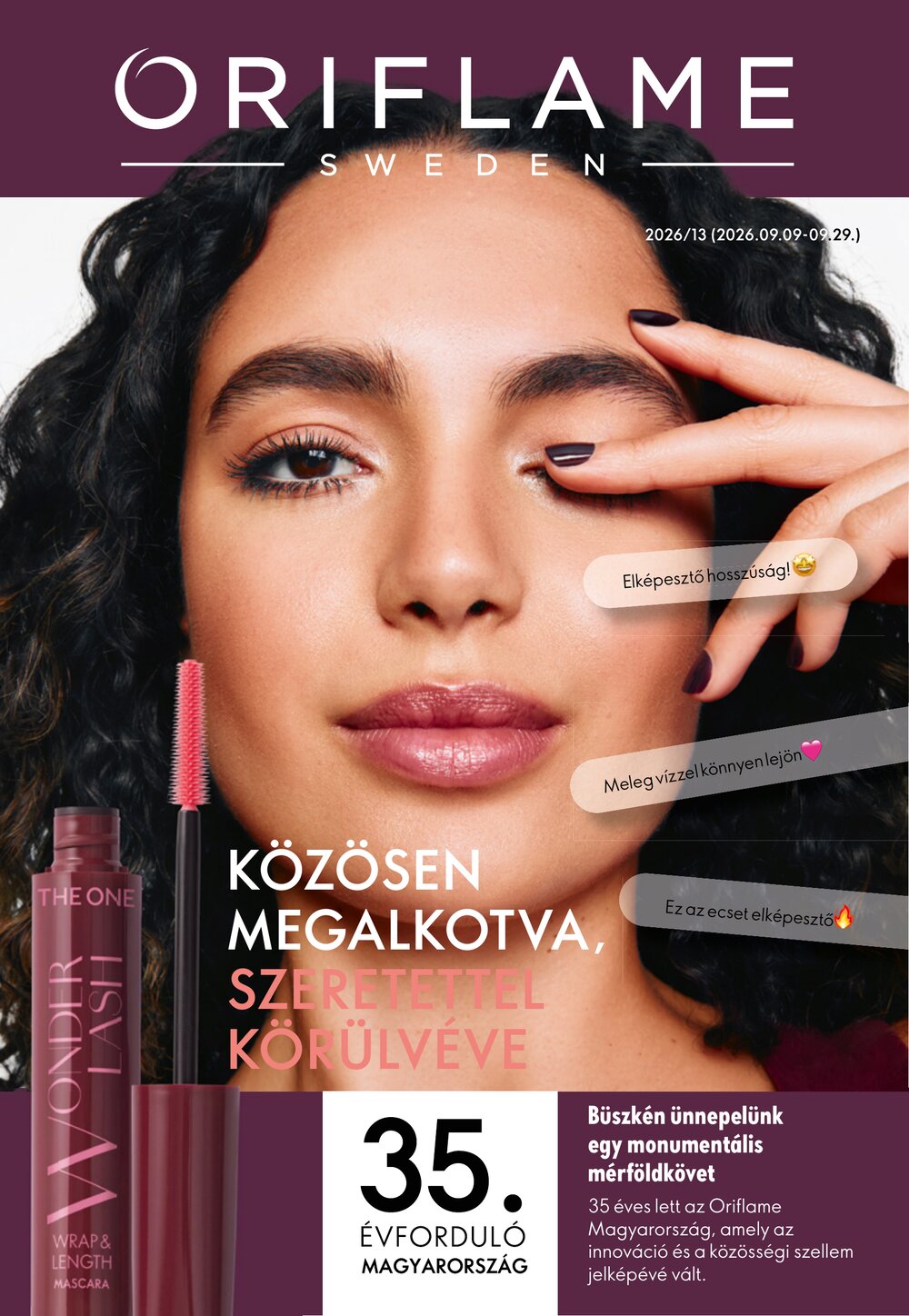 Oriflame akciós újság 2026.09.09-től - 1. oldal.