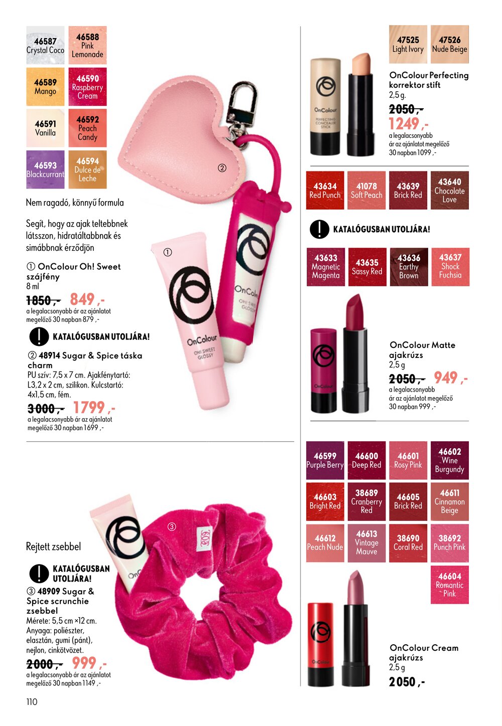 Oriflame akciós újság 2026.09.09-től - 110. oldal.