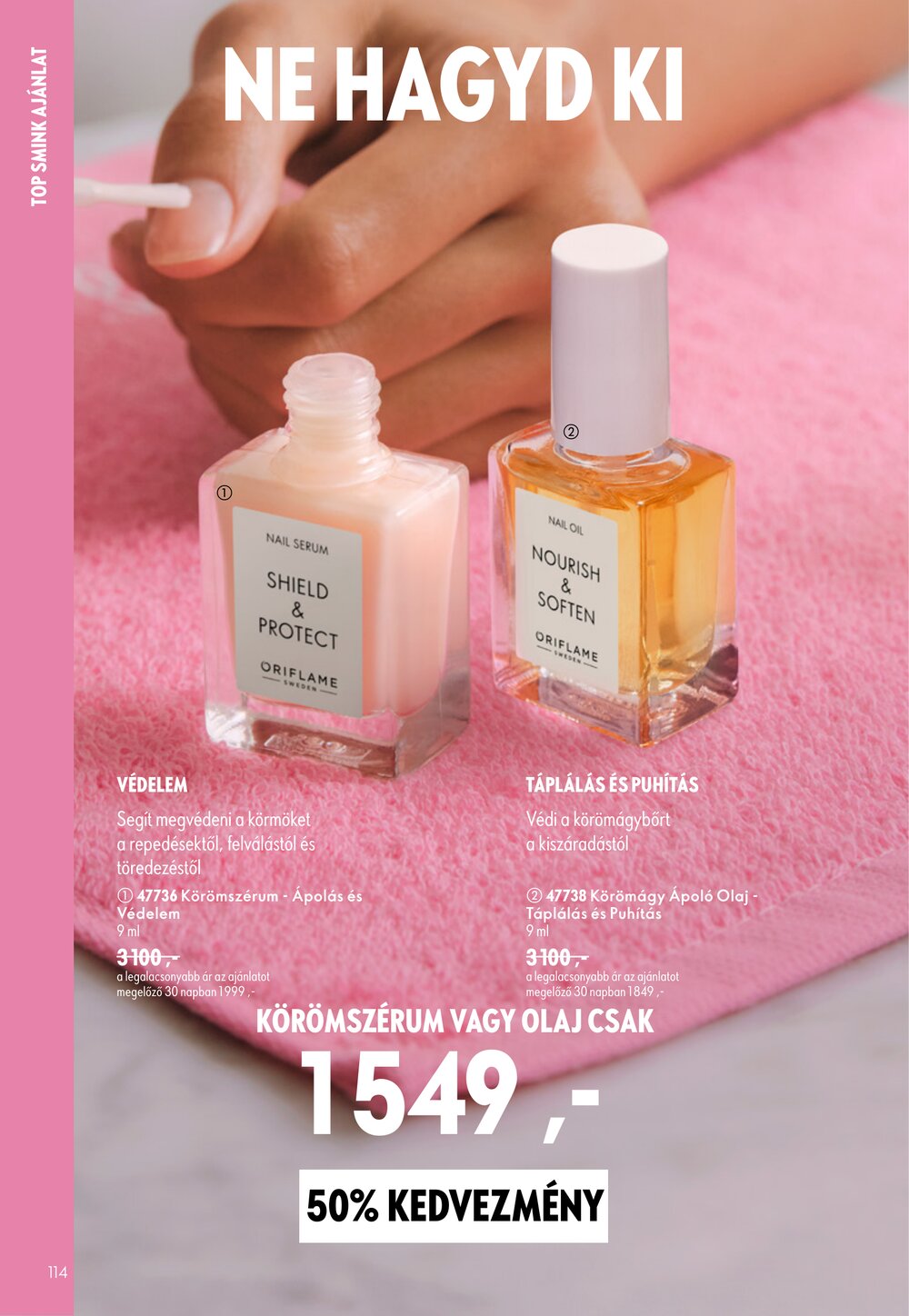 Oriflame akciós újság 2026.09.09-től - 114. oldal.