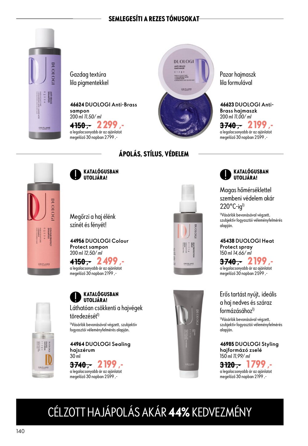 Oriflame akciós újság 2026.09.09-től - 140. oldal.