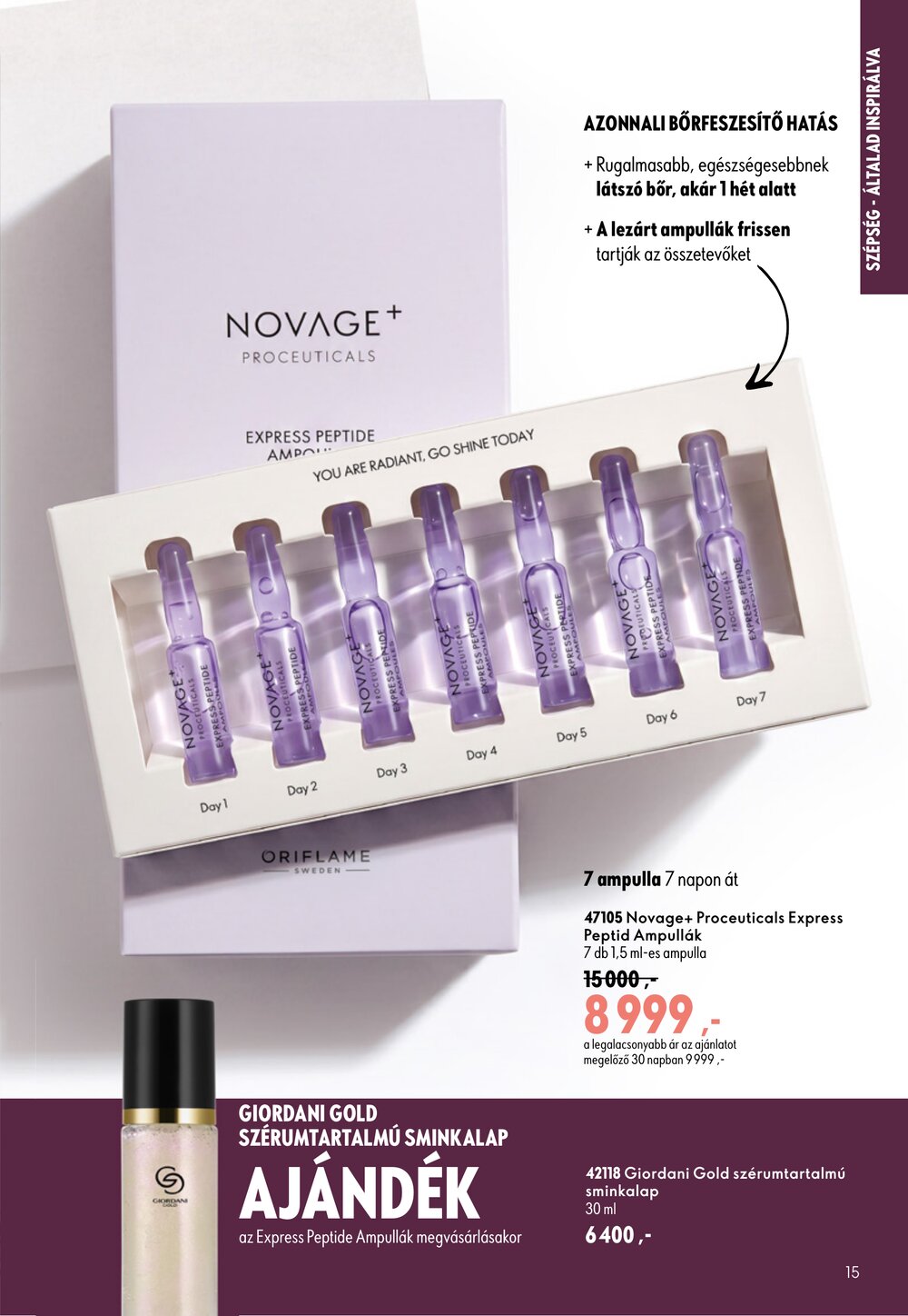 Oriflame akciós újság 2026.09.09-től - 15. oldal.