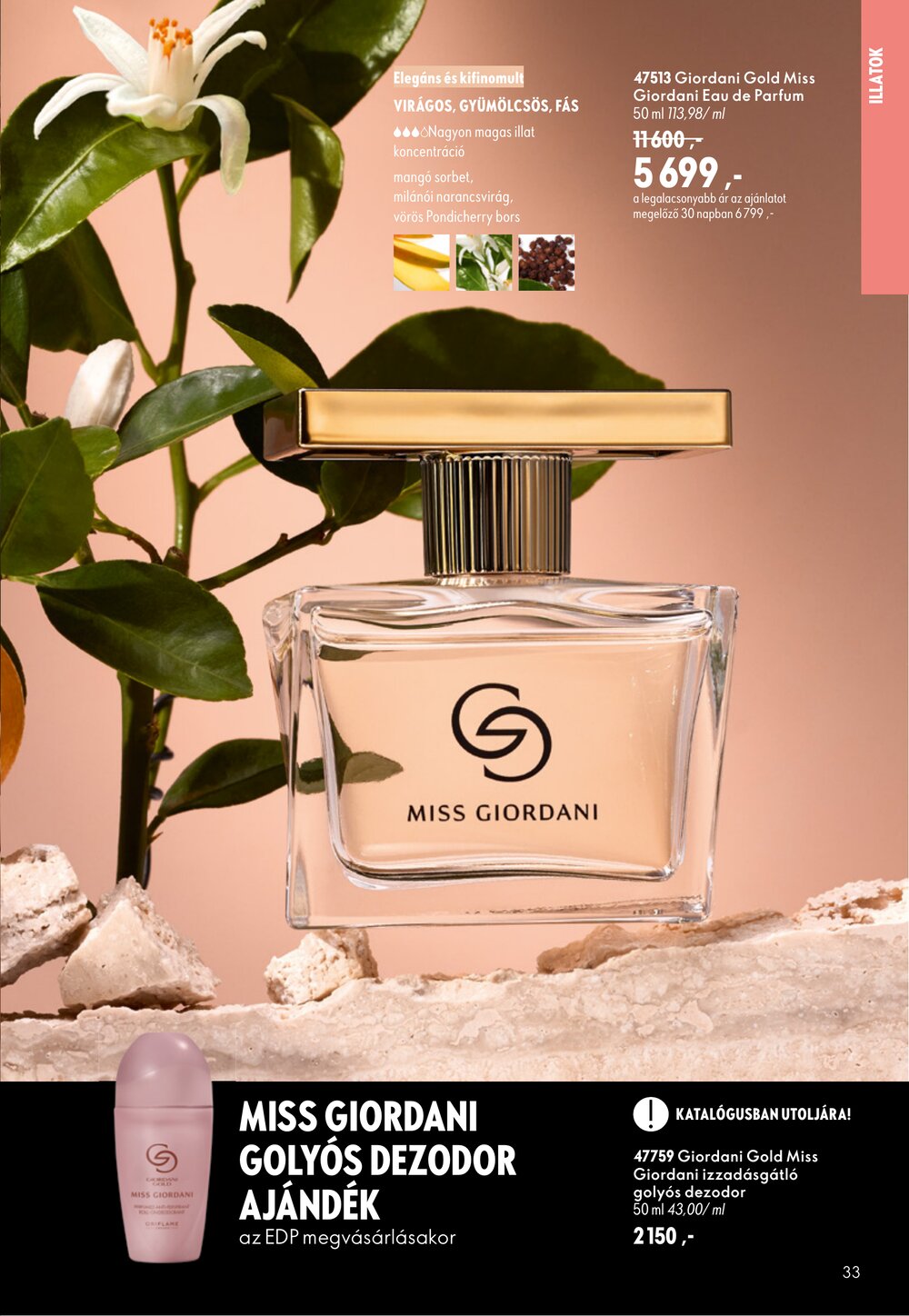 Oriflame akciós újság 2026.09.09-től - 33. oldal.