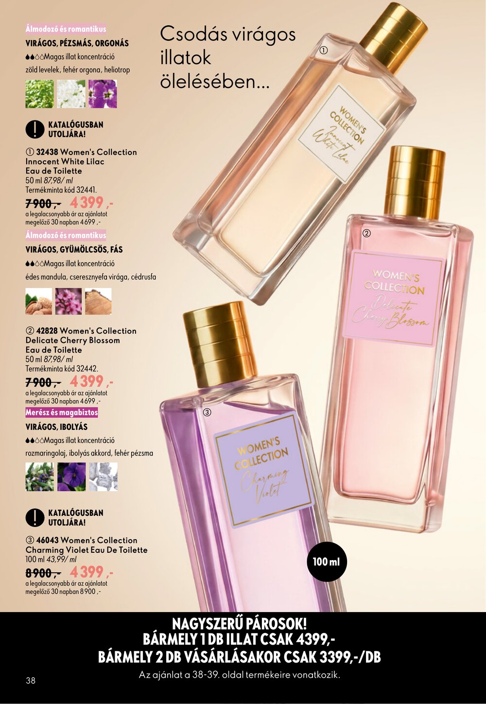 Oriflame akciós újság 2026.09.09-től - 38. oldal.