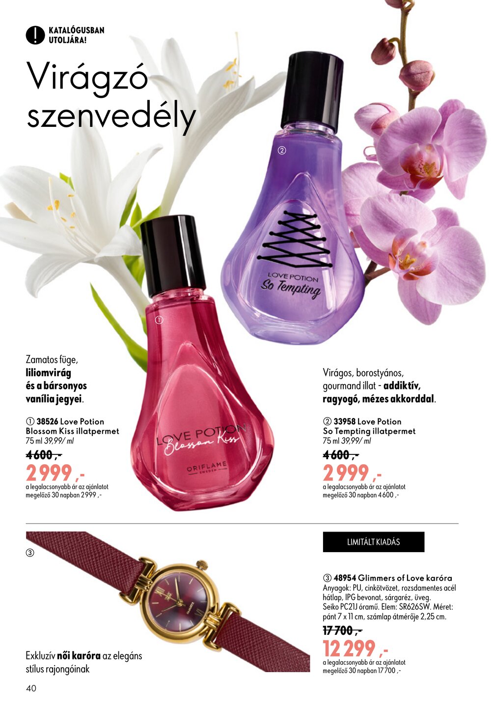 Oriflame akciós újság 2026.09.09-től - 40. oldal.