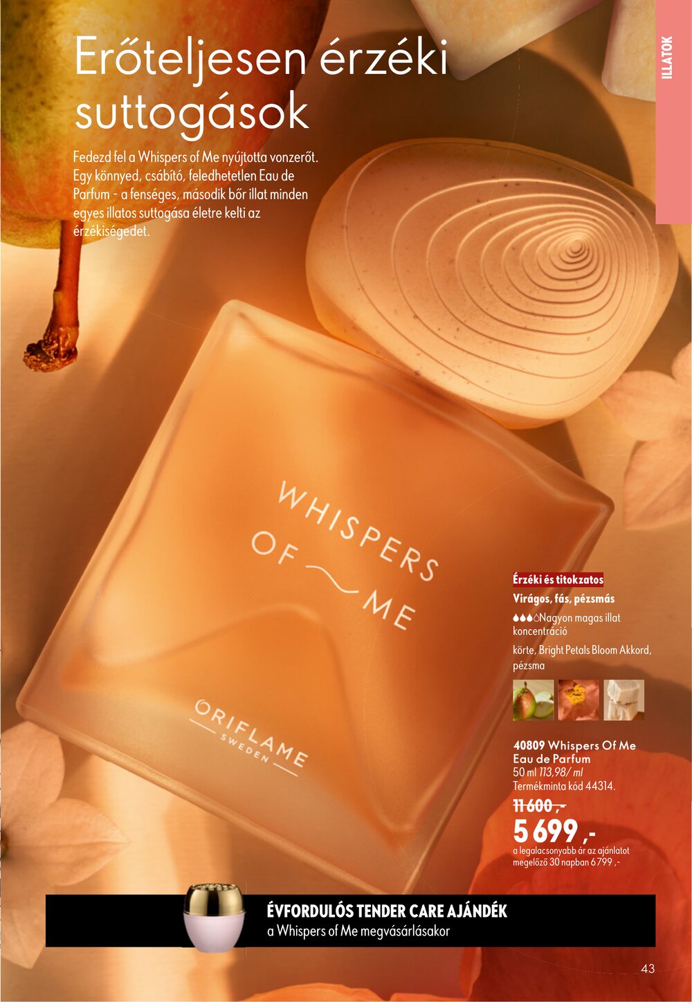 Oriflame akciós újság 2026.09.09-től - 43. oldal.