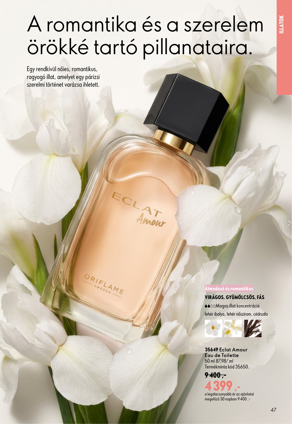 Oriflame akciós újság 2026.09.09-től - 47. oldal.