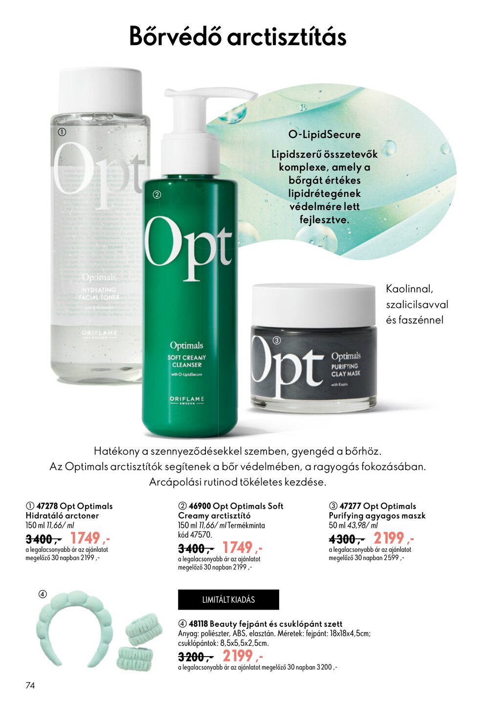 Oriflame akciós újság 2026.09.09-től - 74. oldal.