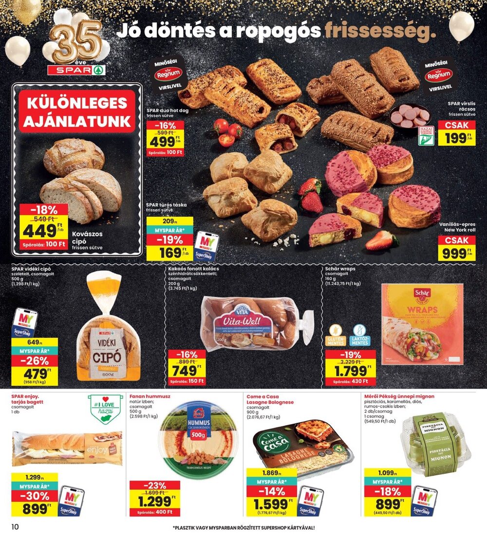 Interspar akciós újság 2026.09.10-től - 10. oldal.