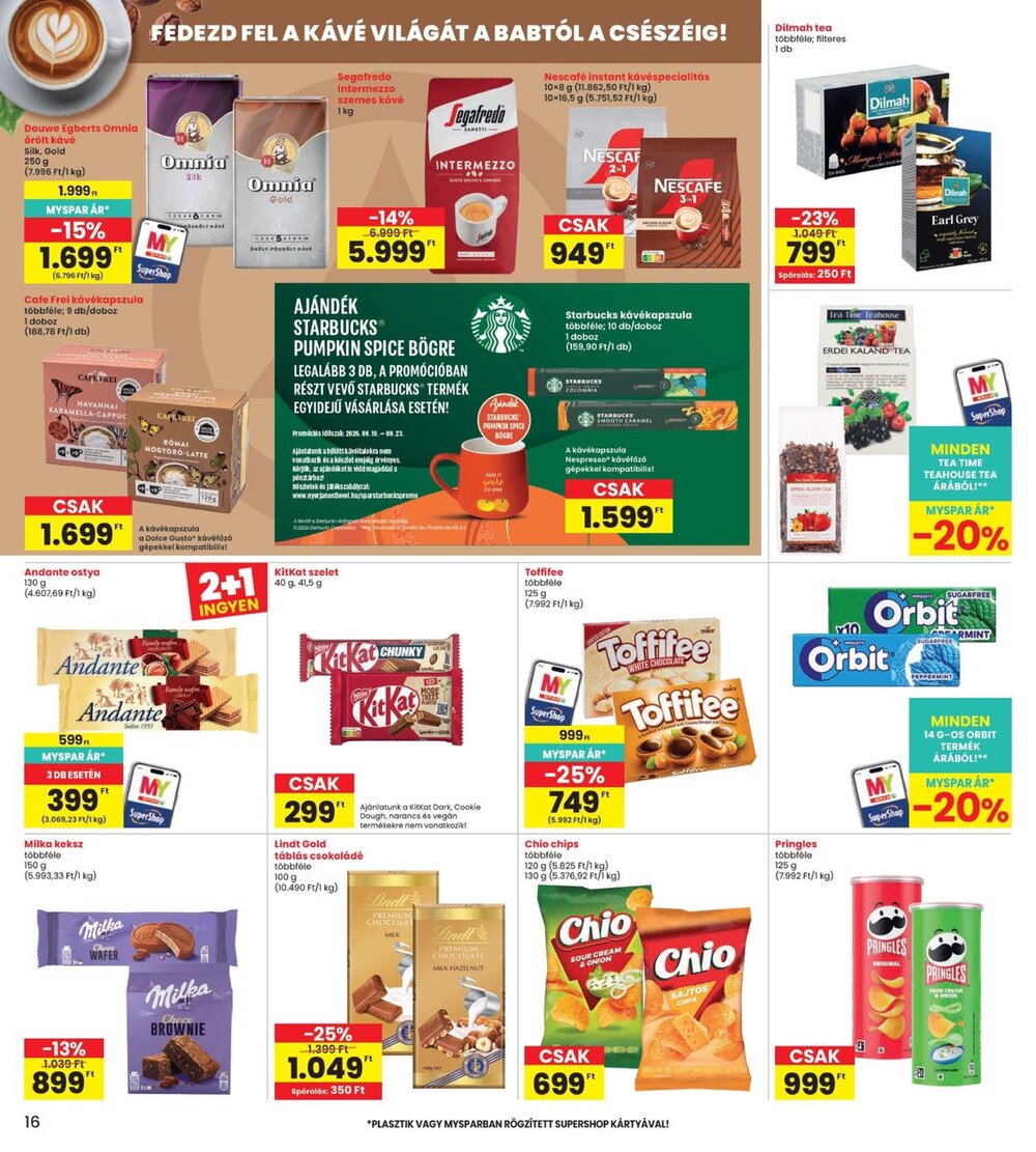 Interspar akciós újság 2026.09.10-től - 16. oldal.