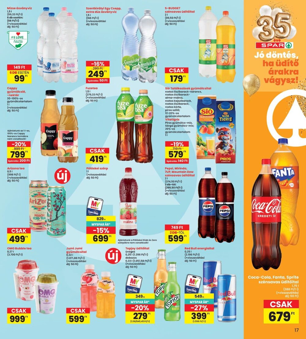 Interspar akciós újság 2026.09.10-től - 17. oldal.