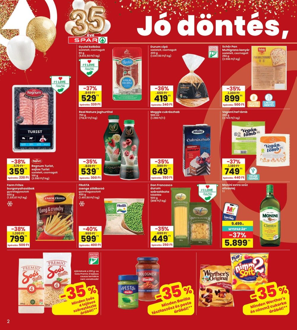 Interspar akciós újság 2026.09.10-től - 2. oldal.