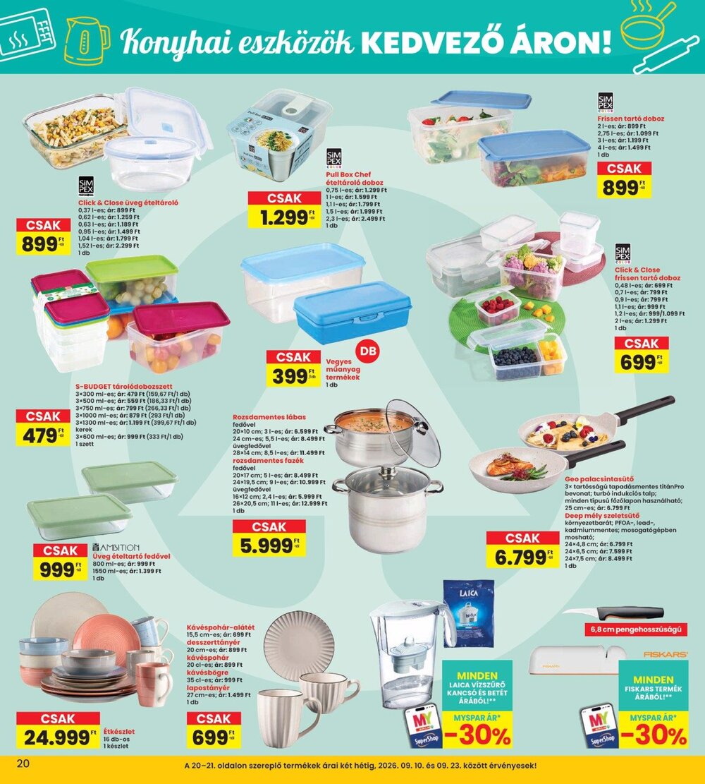 Interspar akciós újság 2026.09.10-től - 20. oldal.