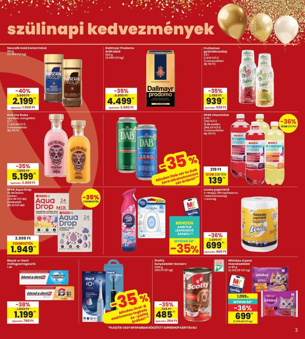 Interspar akciós újság 2026.09.10-től - 3. oldal.