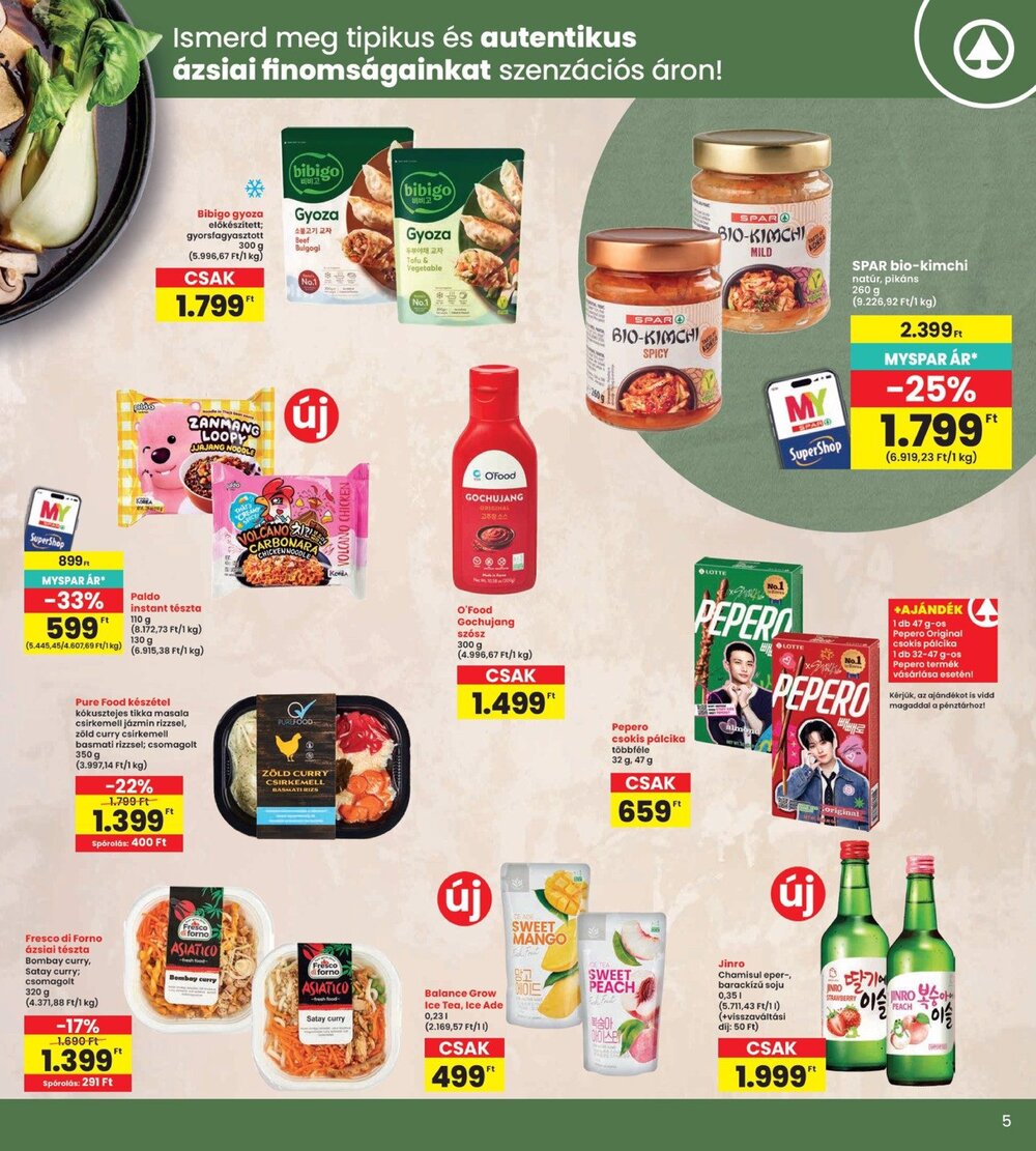 Interspar akciós újság 2026.09.10-től - 5. oldal.