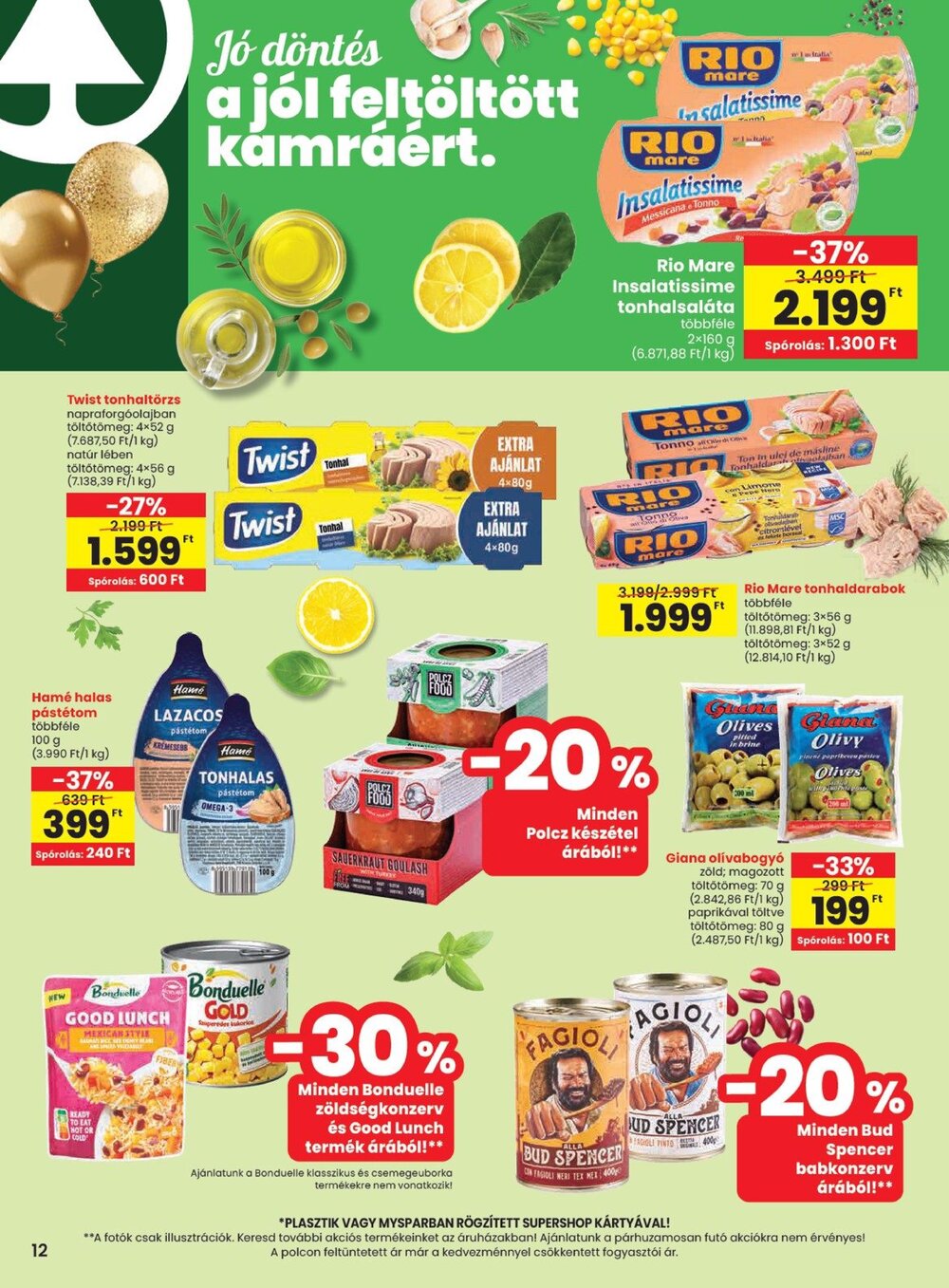 Spar akciós újság 2026.09.10-től - 12. oldal.