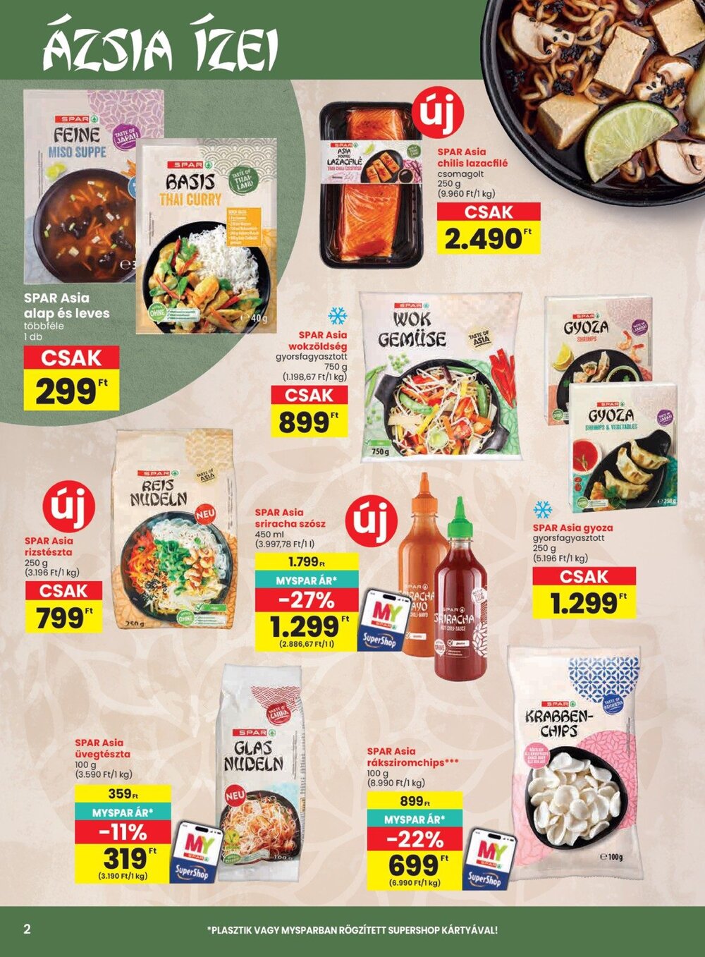 Spar akciós újság 2026.09.10-től - 2. oldal.