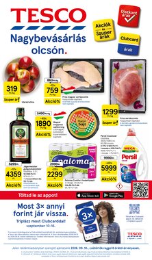 Tesco akciós újság 2026.09.10-től