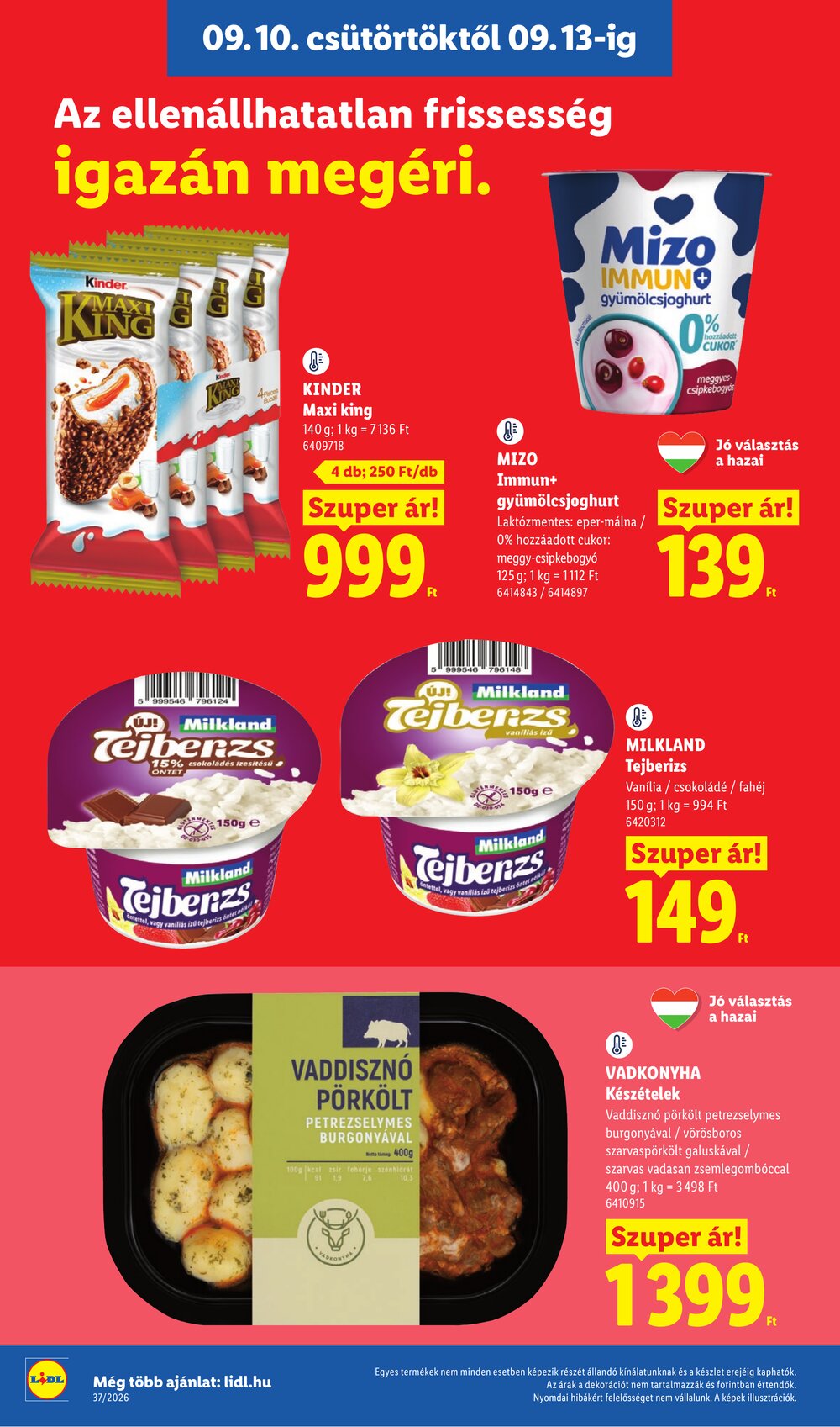 Lidl akciós újság 2026.09.10-től - 10. oldal.