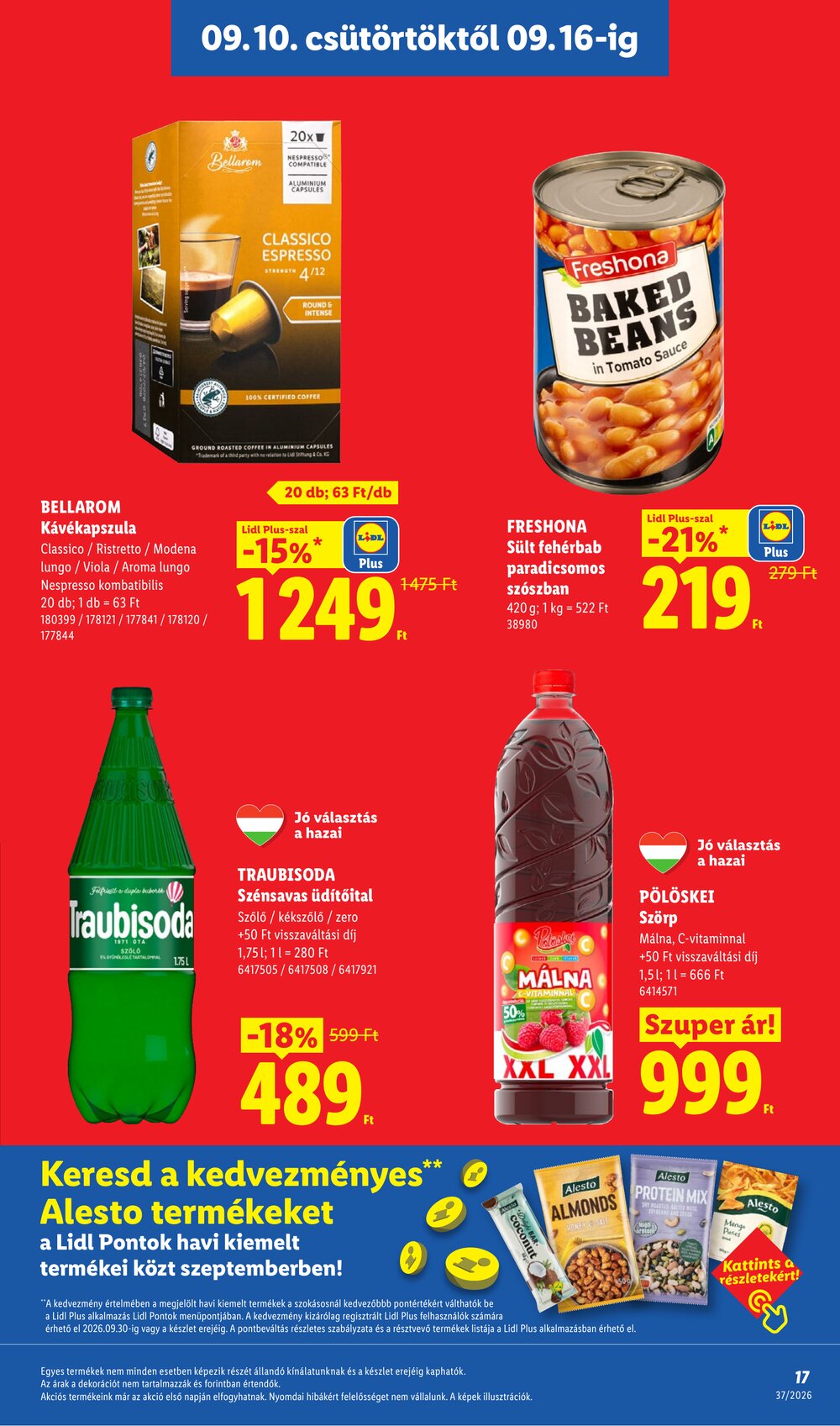 Lidl akciós újság 2026.09.10-től - 17. oldal.