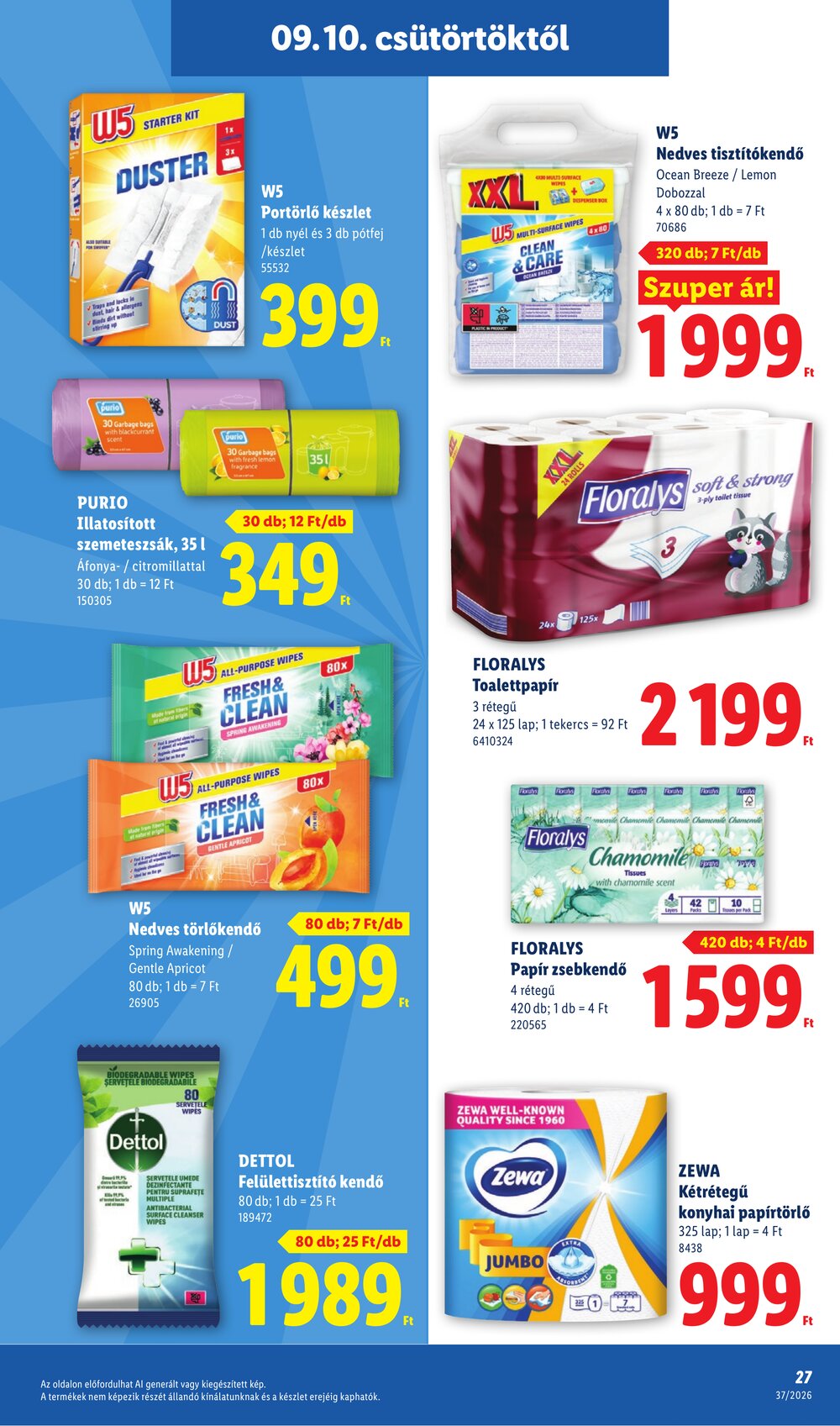 Lidl akciós újság 2026.09.10-től - 27. oldal.