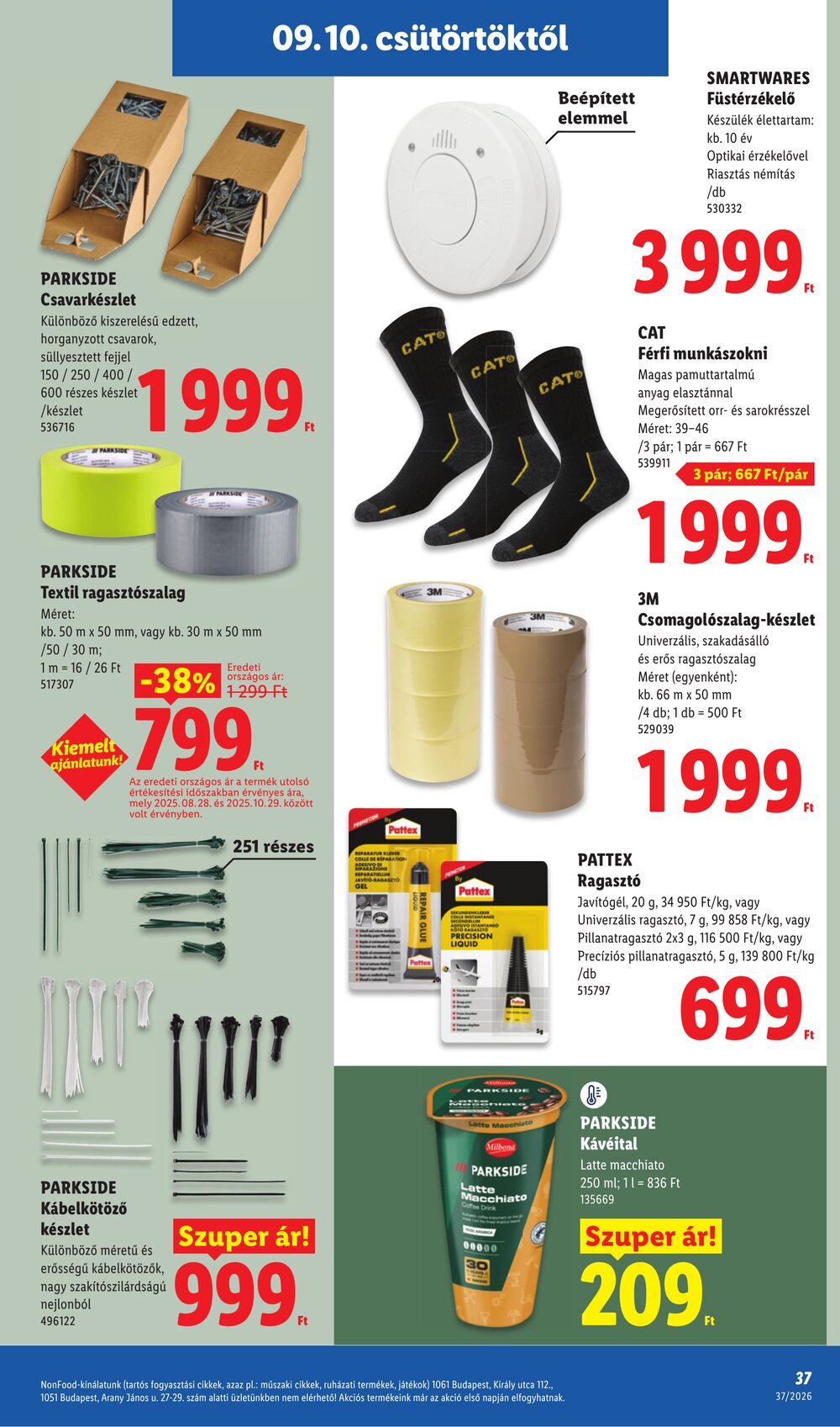 Lidl akciós újság 2026.09.10-től - 37. oldal.