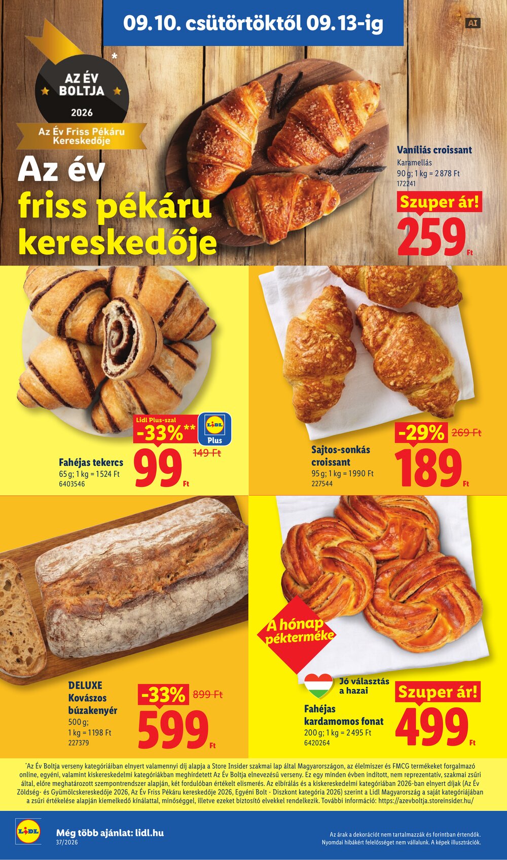 Lidl akciós újság 2026.09.10-től - 4. oldal.