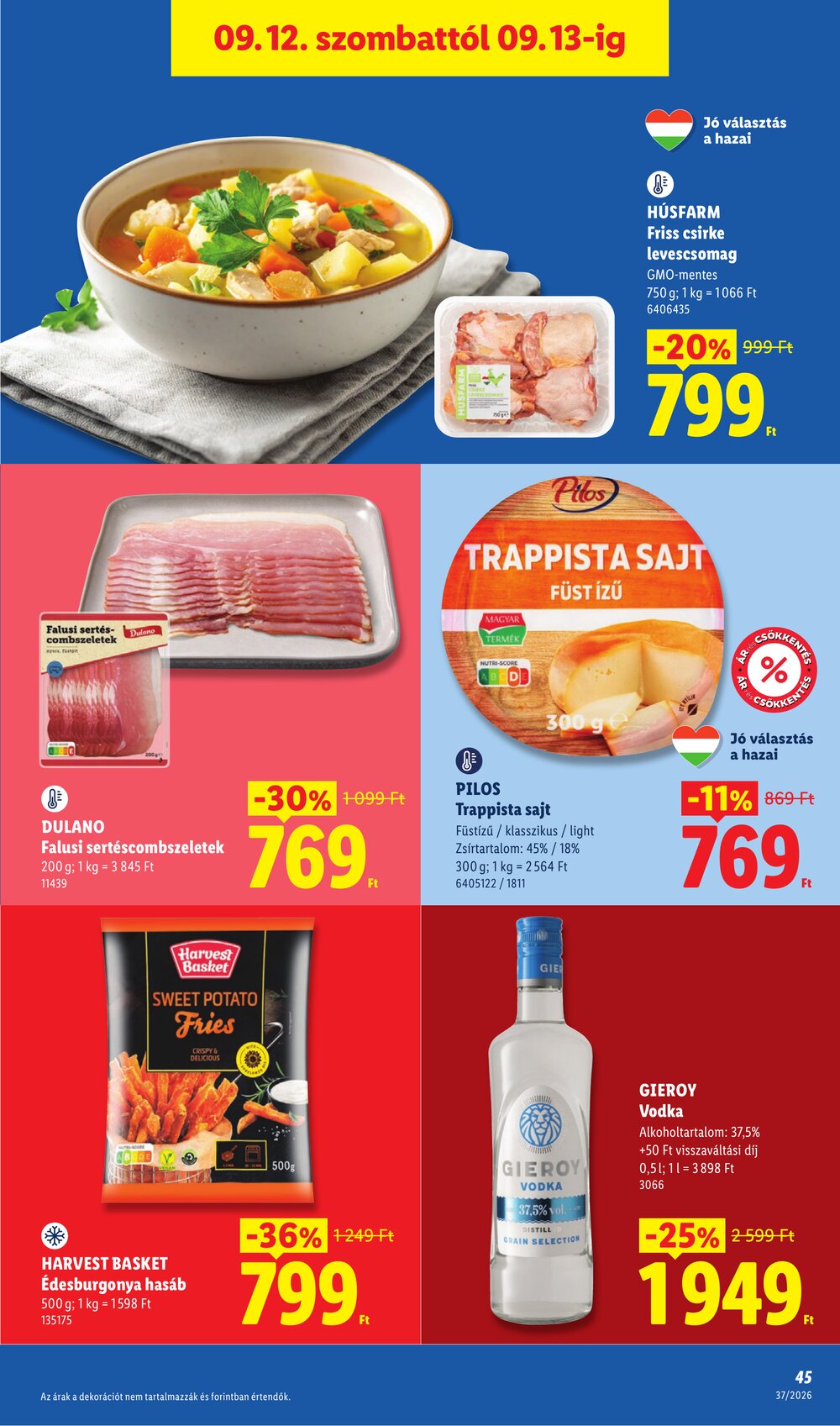 Lidl akciós újság 2026.09.10-től - 45. oldal.
