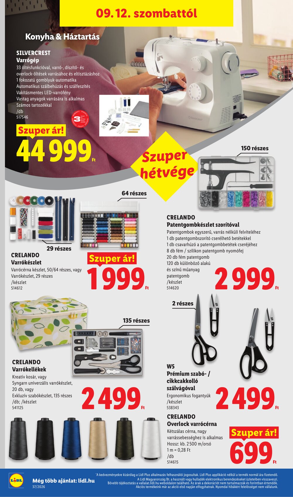 Lidl akciós újság 2026.09.10-től - 46. oldal.