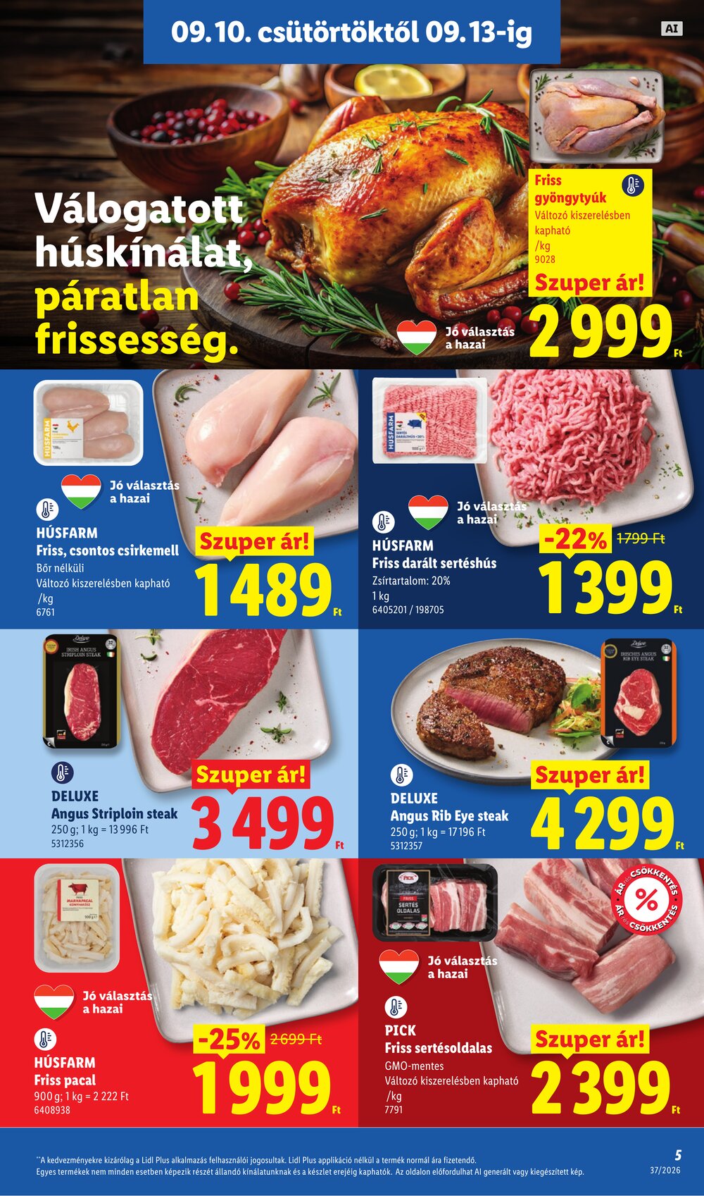 Lidl akciós újság 2026.09.10-től - 5. oldal.