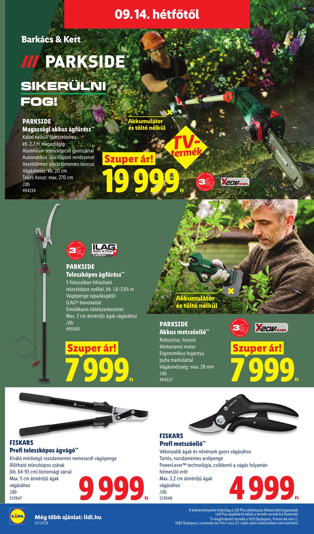 Lidl akciós újság 2026.09.10-től - 50. oldal.