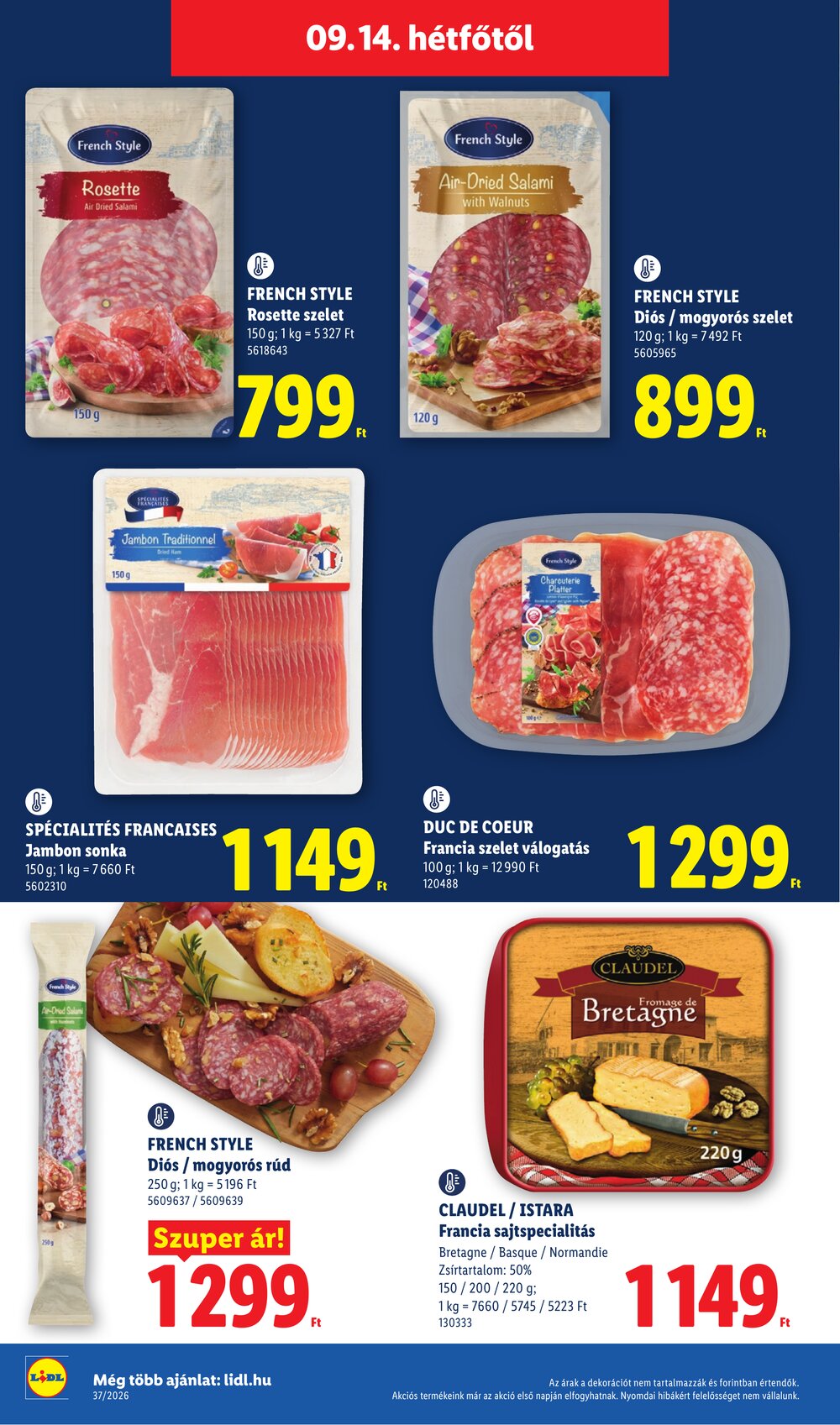 Lidl akciós újság 2026.09.10-től - 62. oldal.